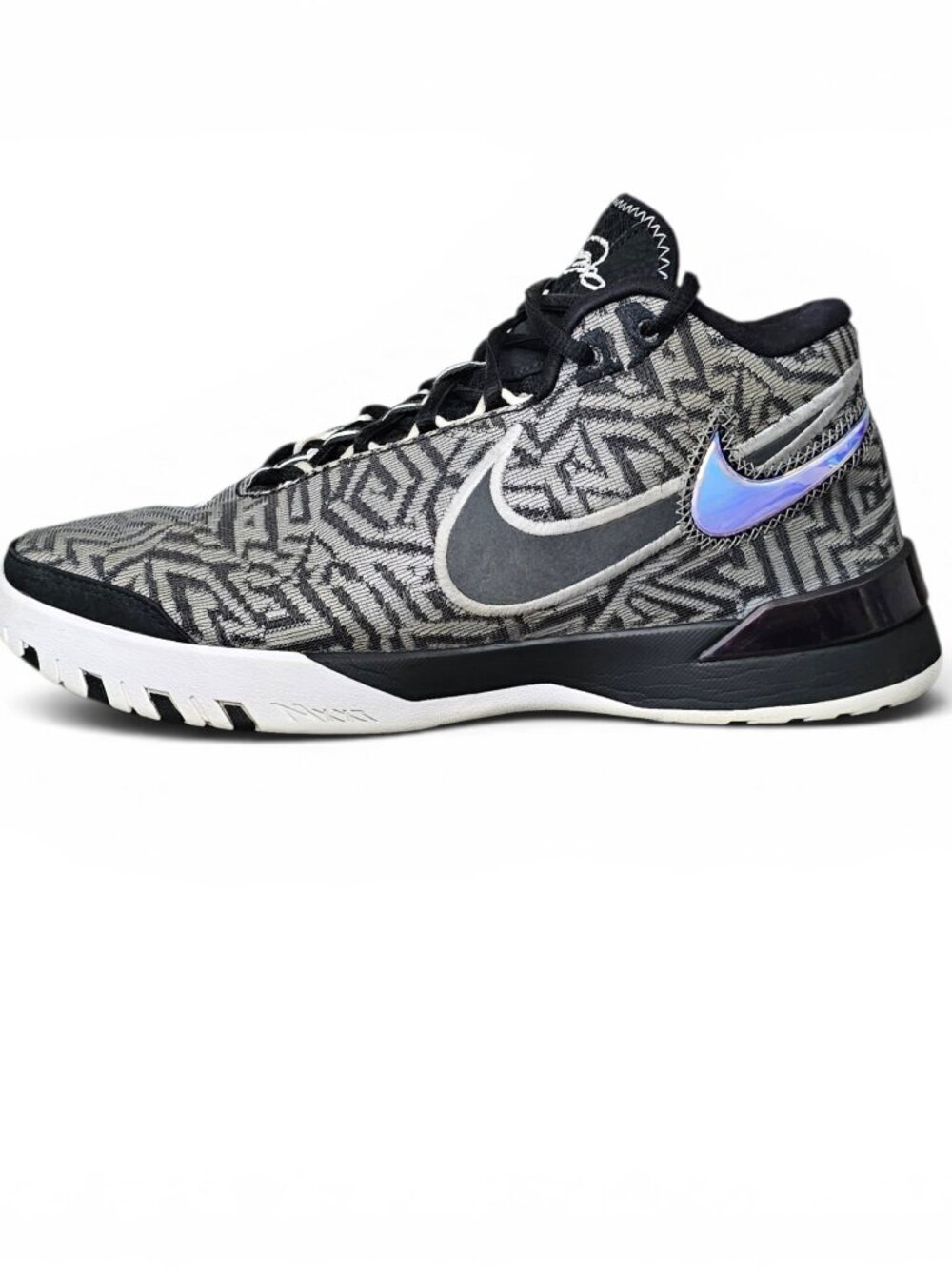 Nike Zoom LeBron NXXT Genisus Basketball Shoes Sneaker COA Men's 9 Gray Black